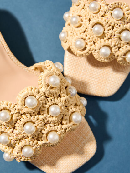 Madison Pearl Heels - TULLABEE