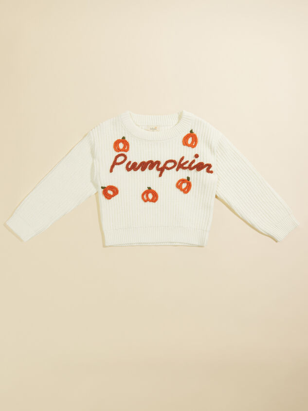 Pumpkin Stitch Sweater Detail 2 - TULLABEE