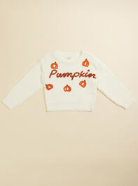 Pumpkin Stitch Sweater Detail 2 - TULLABEE
