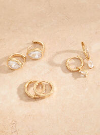18K Gold Teardrop Earring Set - TULLABEE