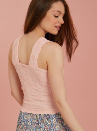Blaire Seamless Floral Cami Detail 3 - TULLABEE
