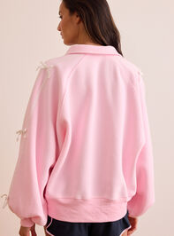 Side Barre Bow Pullover Detail 5 - TULLABEE