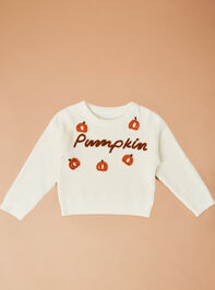 Hello Pumpkin Sweater Detail 2 - TULLABEE
