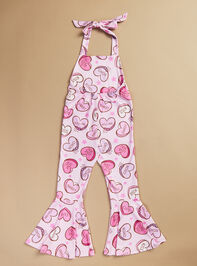 Candy Hearts Halter Jumpsuit Detail 3 - TULLABEE