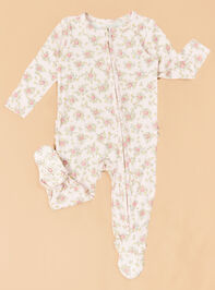 Edith Rose Ruffle Footie Detail 2 - TULLABEE