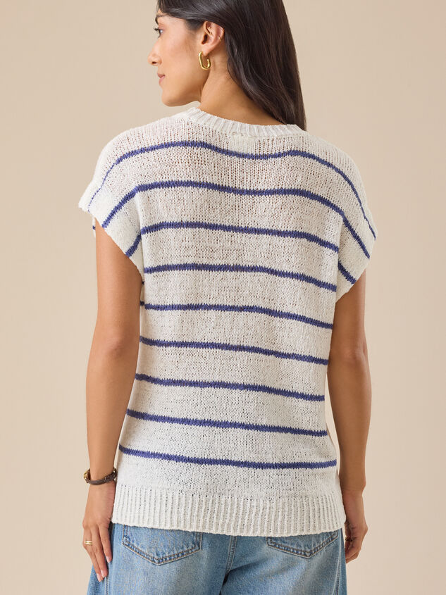 Julia Striped Sweater Detail 4 - TULLABEE