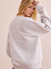 Stars Hollow Book Club Embroidered Pullover Detail 4 - TULLABEE