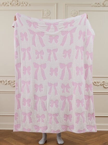 Cozy Bow Blanket - TULLABEE