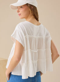 Rebecca Tiered Babydoll Top Detail 4 - TULLABEE