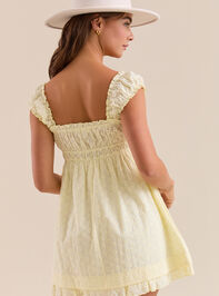 Livie Eyelet Mini Dress Detail 4 - TULLABEE