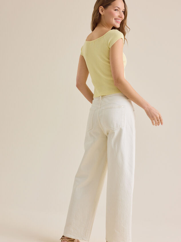 Hannah Ribbed Top Detail 6 - TULLABEE