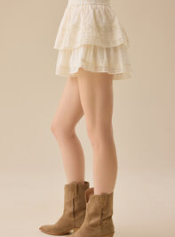 Raleigh Layered Lace Shorts Detail 5 - TULLABEE