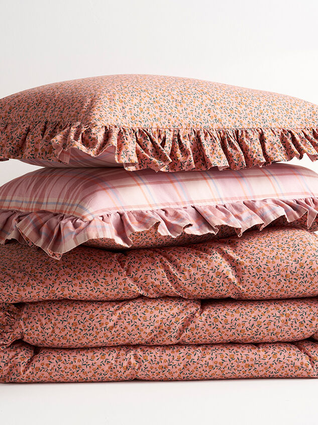 Maeve Ruffle Cotton Single Sham - TULLABEE
