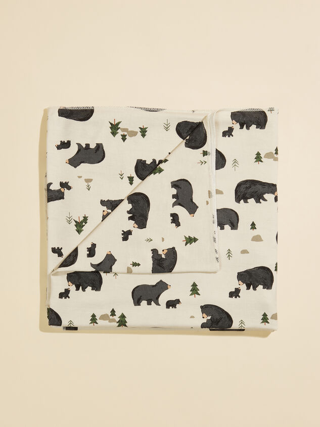 Black Bear Swaddle - TULLABEE
