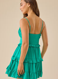 Christiana Tiered Mini Dress Detail 5 - TULLABEE