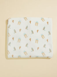 Howdy Cowboy Reversible Blanket Detail 2 - TULLABEE
