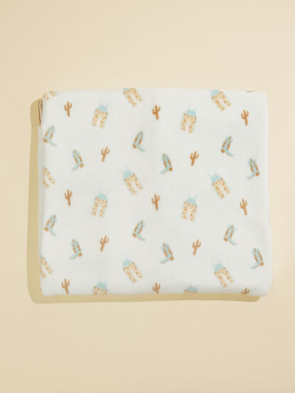 Howdy Cowboy Reversible Blanket - TULLABEE