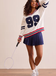 99 Stitched Graphic Sweatshirt Detail 4 - TULLABEE