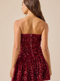Sharpay Sequin Mini Dress Detail 5 - TULLABEE