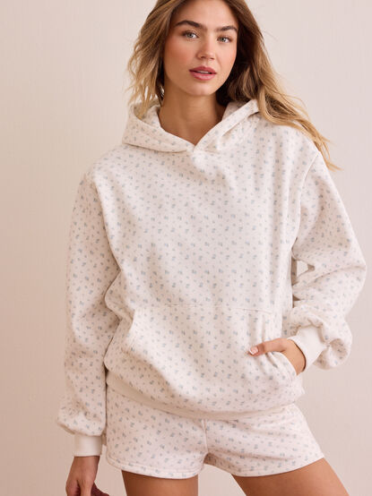 Graceful Floral Hoodie - TULLABEE