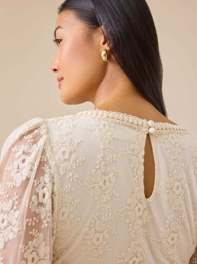 Libby Lace Babydoll Top Detail 6 - TULLABEE