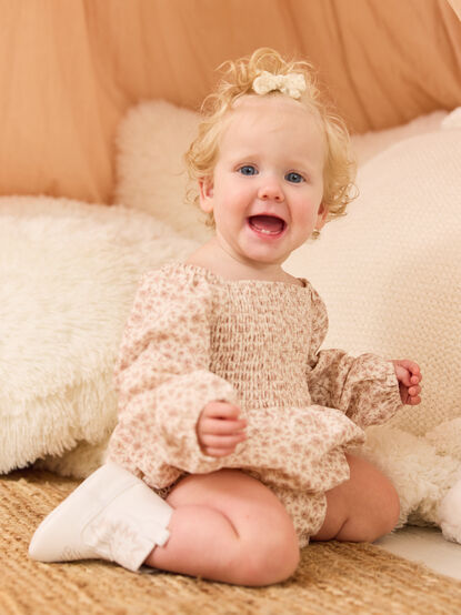 Nora Floral Bubble Romper - TULLABEE