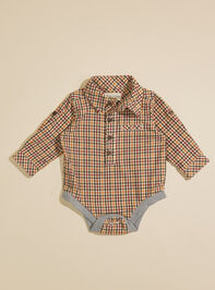 Jasper Plaid Romper by Me + Henry - TULLABEE
