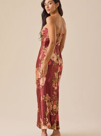 Angelique Floral Maxi Dress Detail 4 - TULLABEE