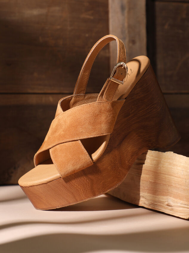 Fox Wood-Bottom Platform Wedges by Matisse Detail 2 - TULLABEE