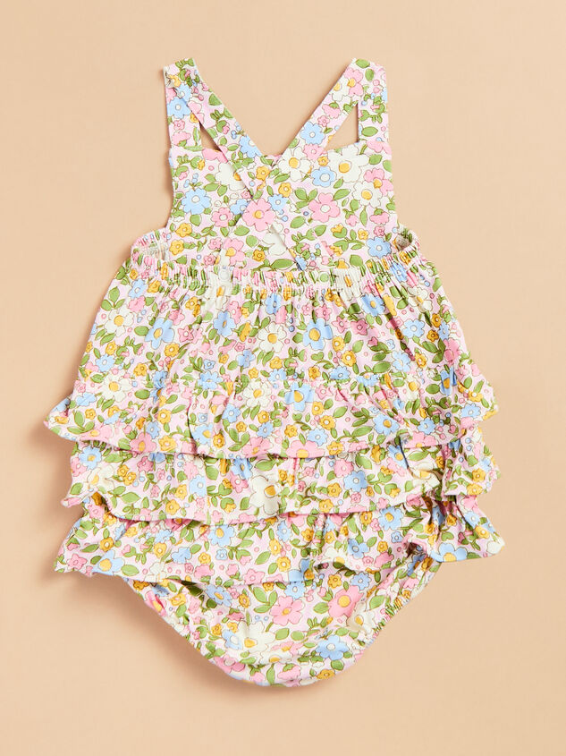 Kate Floral Ruffle Bodysuit Detail 2 - TULLABEE
