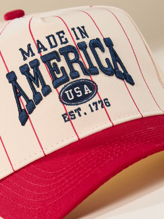 Made In America Trucker Hat Detail 3 - TULLABEE