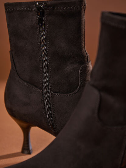 Emmy Suede Booties - TULLABEE