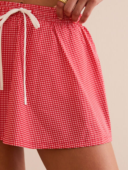 Sunny Retreat Gingham Skirt - TULLABEE