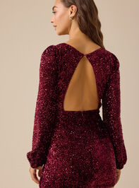 Angelica Sequin Mini Dress Detail 7 - TULLABEE