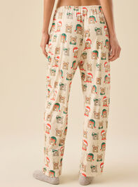 Beary Christmas Pajama Pant Detail 6 - TULLABEE