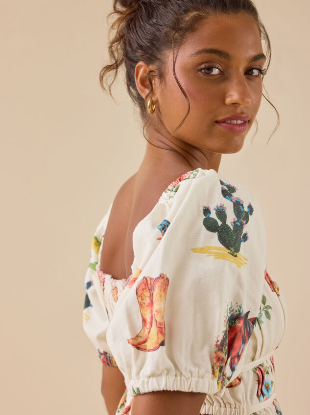 Juniper Denim Mini Dress Detail 6 - TULLABEE