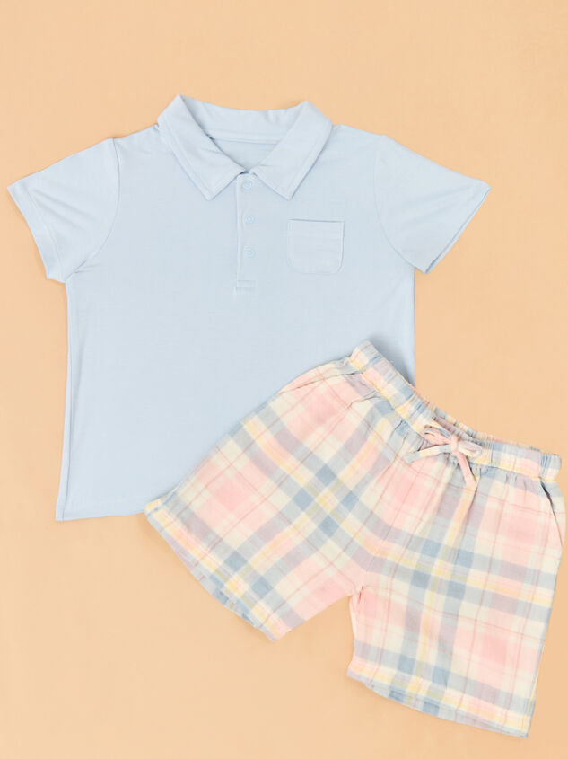 Mason Polo and Short Baby Set - TULLABEE