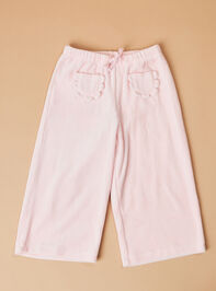 Blissful Bear Velour Top and Pants Set Detail 5 - TULLABEE