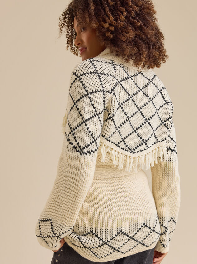 Wanda Belted Cardigan Detail 4 - TULLABEE