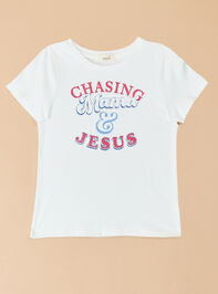 Chasing Mama And Jesus Graphic Tee - TULLABEE