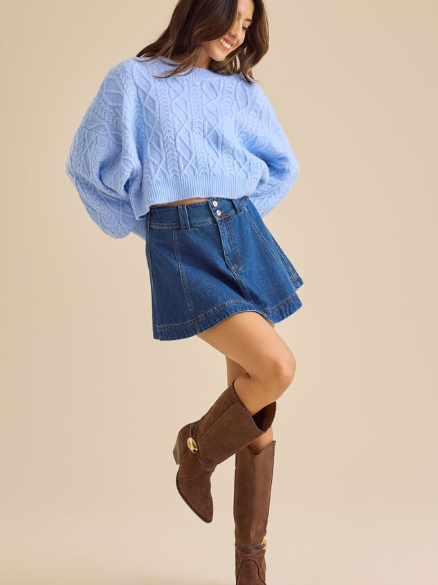 Carol Balloon Sleeve Pullover Detail 5 - TULLABEE