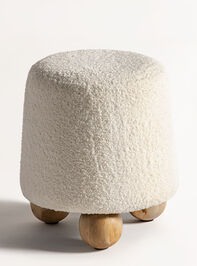 Flor Upholstered Round Stool Detail 3 - TULLABEE
