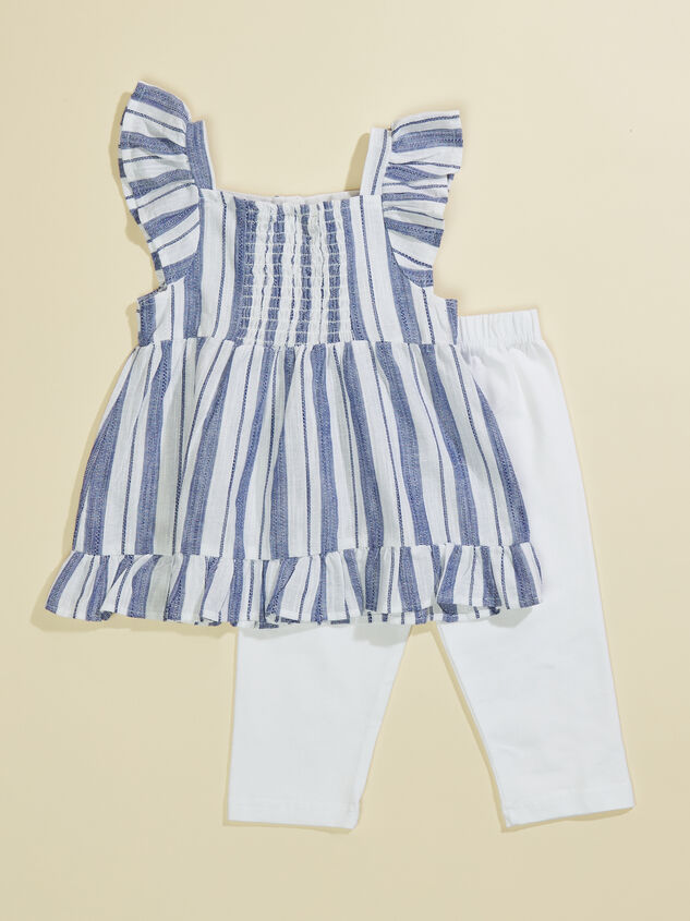 Callie Striped Top and Leggings Set Detail 2 - TULLABEE
