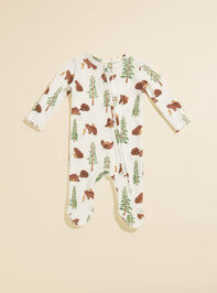 Brown Bear Thermal Footie - TULLABEE