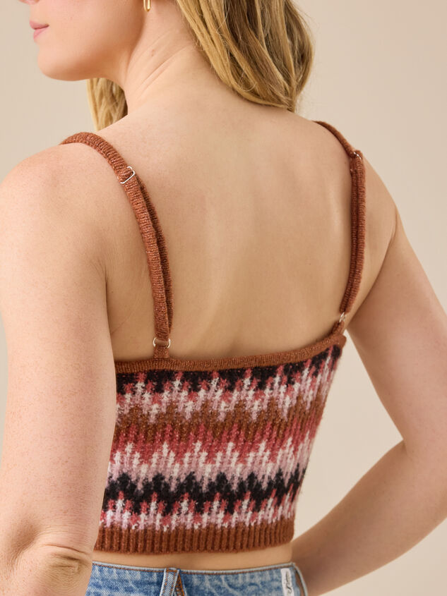 Camillie Chevron Sweater Set Detail 6 - TULLABEE