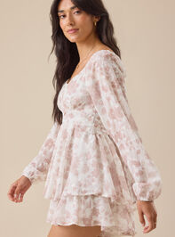 Gracie Long Sleeve Romper Detail 5 - TULLABEE