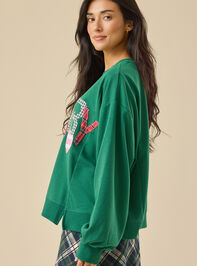 Merry Christmas Crewneck Detail 2 - TULLABEE