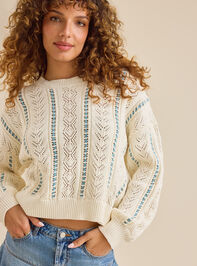 Isabella Pointelle Sweater - TULLABEE