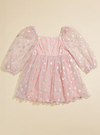 Shana Toddler Polka Dot Dress Detail 2 - TULLABEE