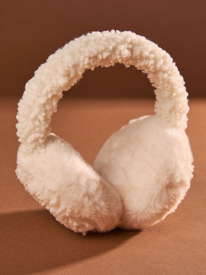 Sherpa Lined Ear Muff - TULLABEE